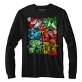 Street Fighter Mens L/S T-Shirt - Comic - Solid Black Hoodie, Sweatshirt | CiraTrend.com