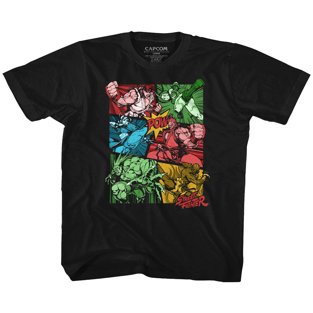 Street Fighter Toddler S/S T-Shirt - Grow Up - Solid Black Hoodie, Sweatshirt | CiraTrend.com