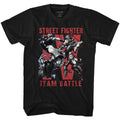 Street Fighter Mens S/S T-Shirt - Team Battle - Solid Black Hoodie, Sweatshirt | CiraTrend.com