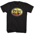 Styx Mens S/S T-Shirt - Wooden Nickel - Solid Black Hoodie, Sweatshirt | CiraTrend.com