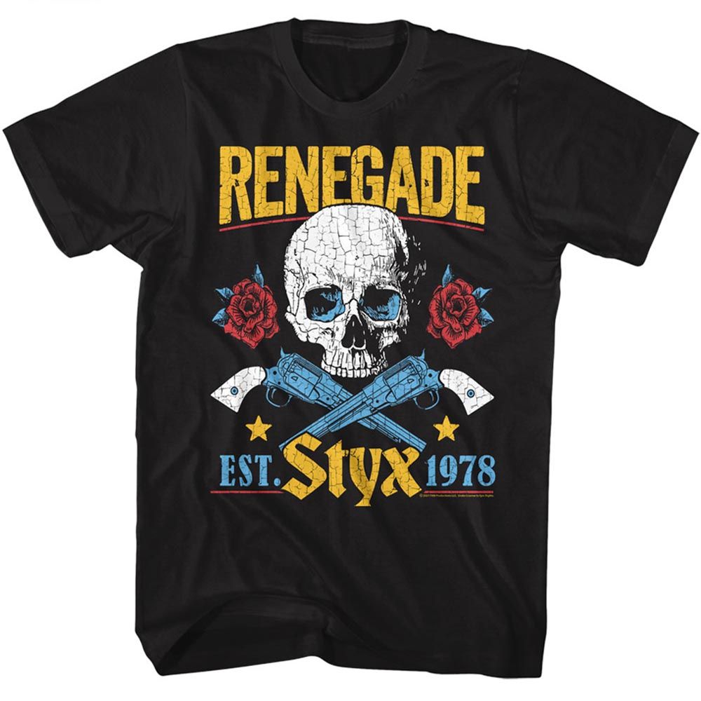 Styx Colorful Renegade T-Shirt Hoodie, Sweatshirt | CiraTrend.com