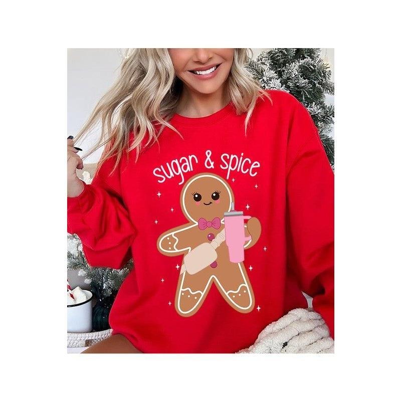 SUGAR & SPICE,GINGERBREAD,CHRISTMAS T-Shirts, Hoodie, Sweatshirt | CiraTrend.com