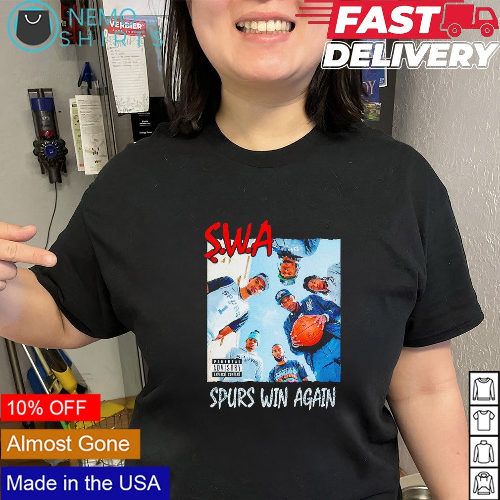 SWA Spurs win again San Antonio Spurs 2026 NBA Playoffs shirt
