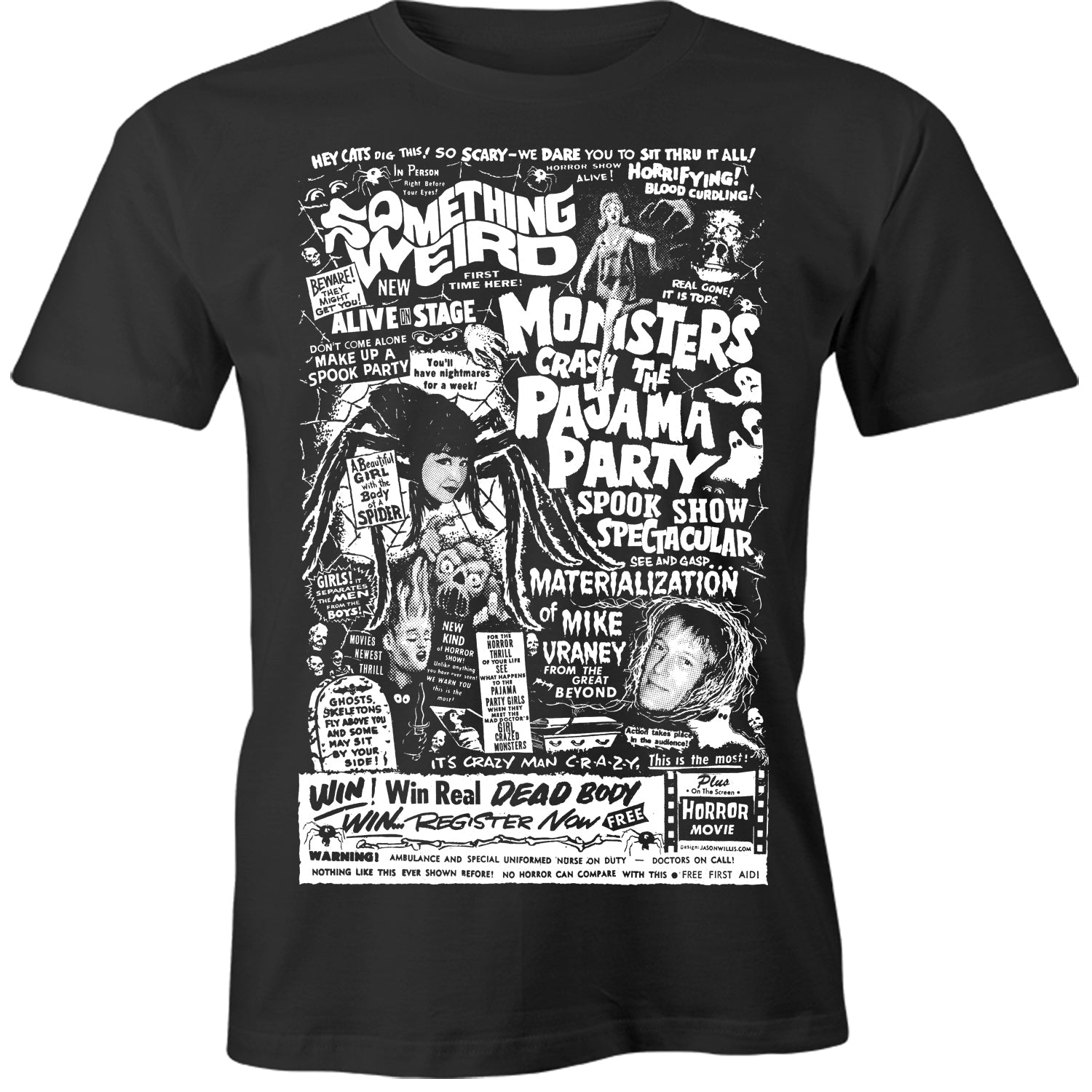 SOMETHING WEIRD SPOOK SHOW T-SHIRT Hoodie, Sweatshirt | CiraTrend.com