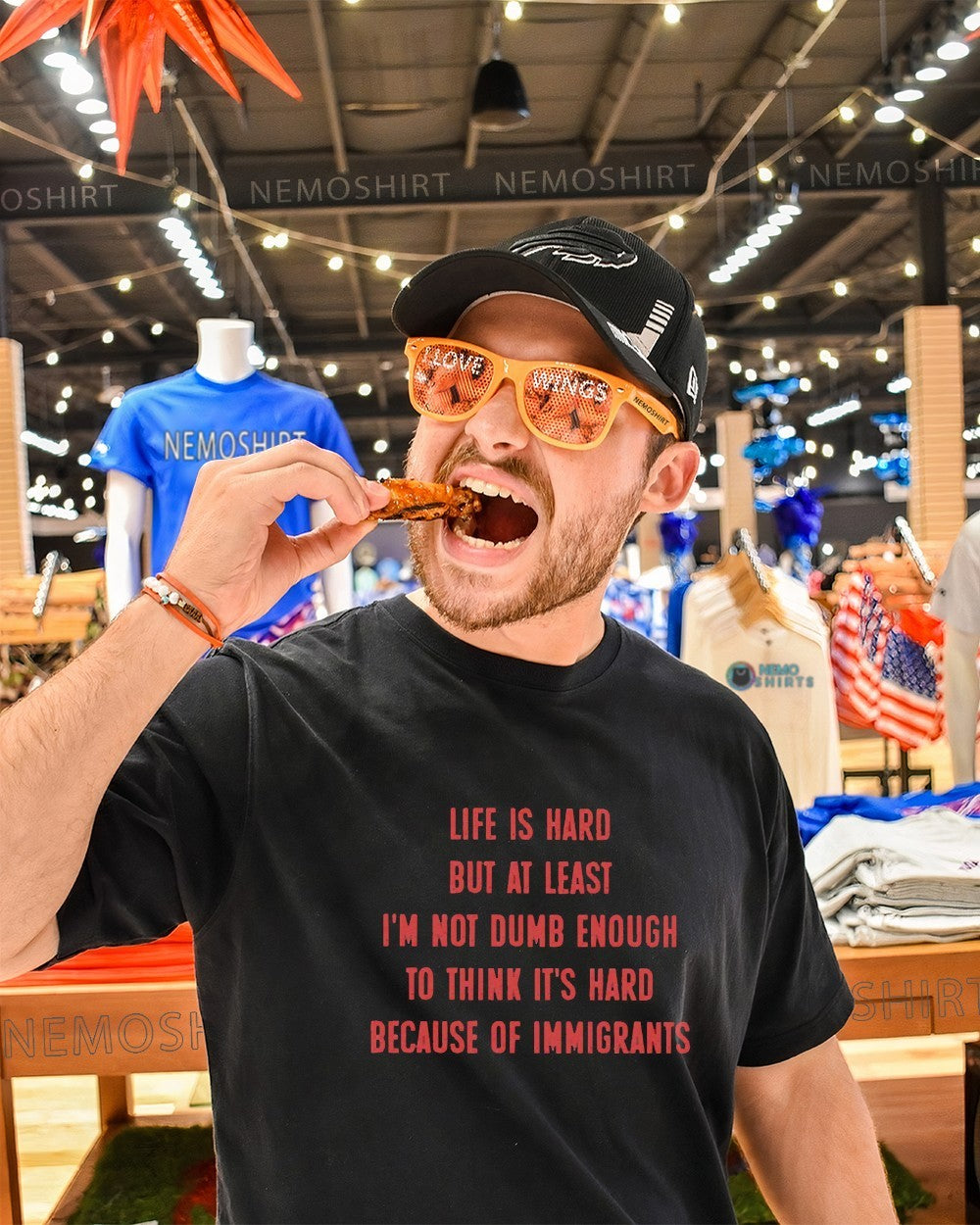 Life is hard but at least I’m not dumb enough shirt