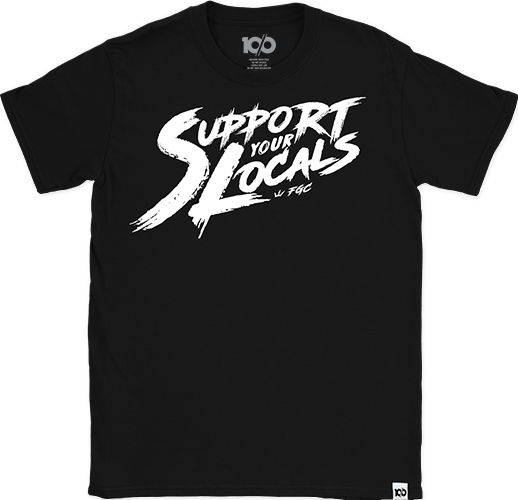 ten/o - 'Support Your Locals Logo' T-Shirt - Black Hoodie, Sweatshirt | CiraTrend.com