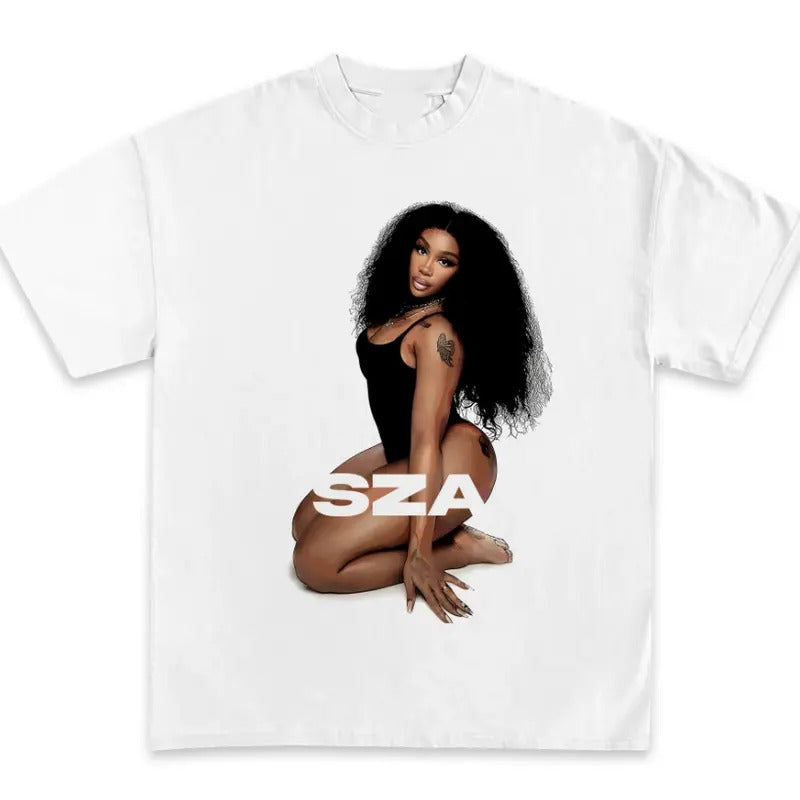 SZA Graphic Cotton T-Shirt, Casual Print Tee for Men - Classic Hoodie, Sweatshirt | CiraTrend.com