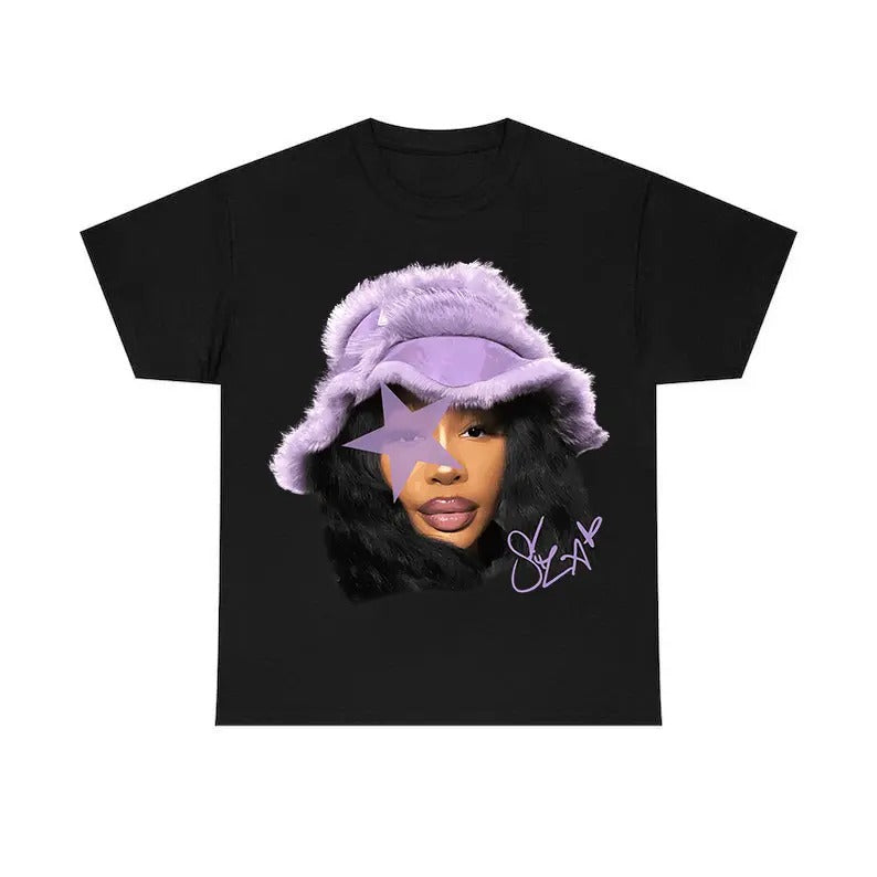 SZA Purple Vibes Only Graphic Tee Hoodie, Sweatshirt | CiraTrend.com
