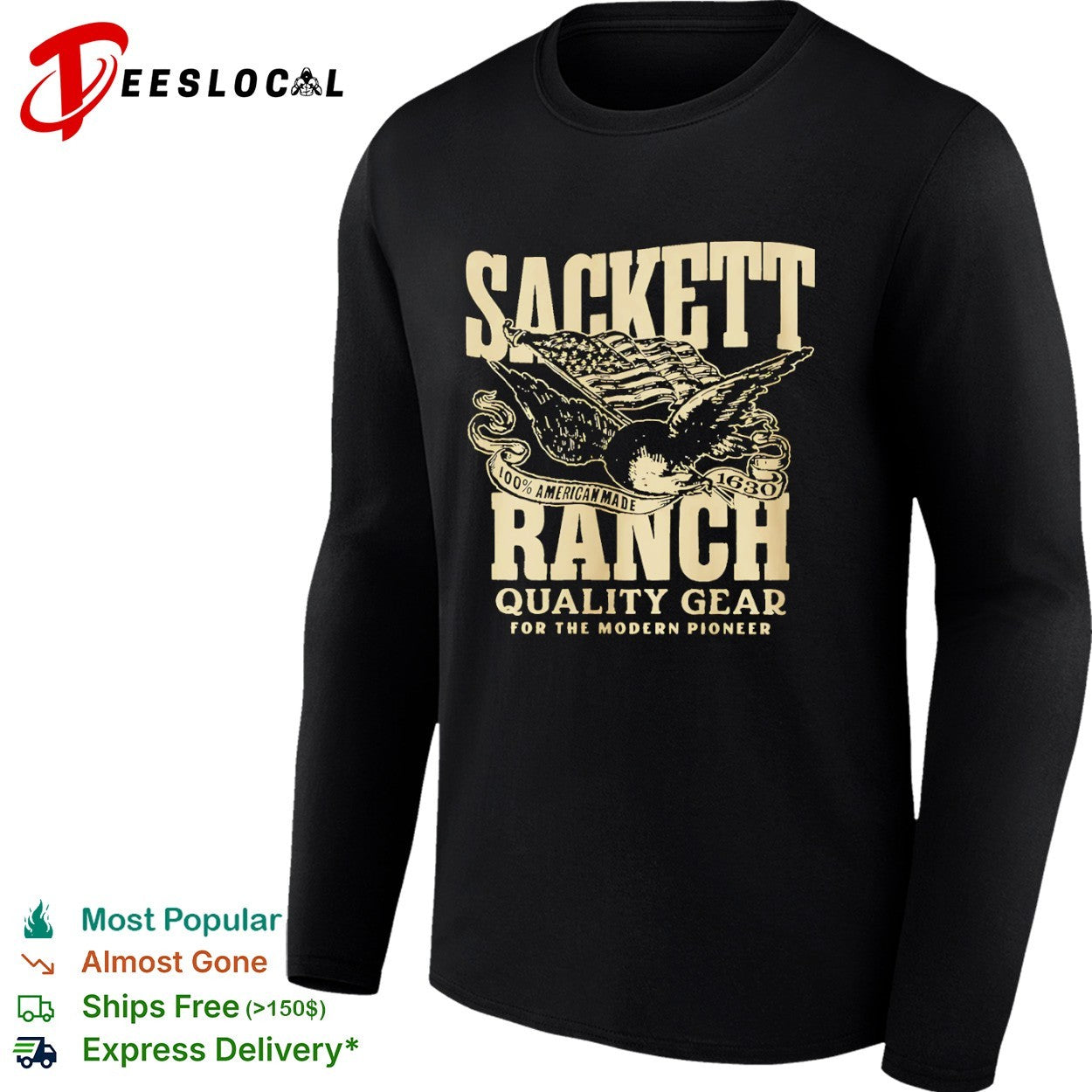 Sackett Ranch 100 percent american made 1630 quality gear for the modern pioneer shirt
