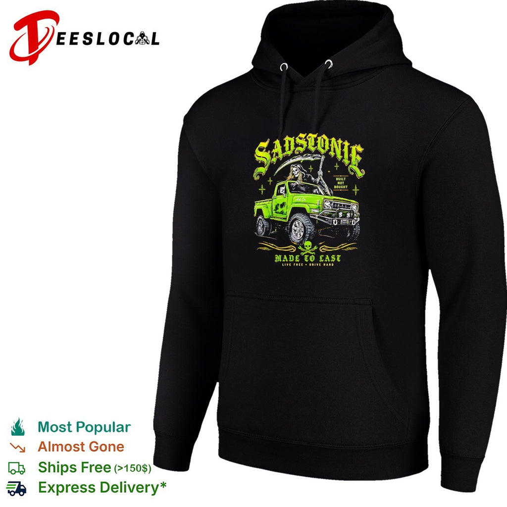 Sadstonie made to last grim reaper pickup truck shirt