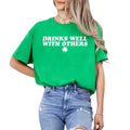 Saint Patrick's Drinks Well With Others Shamrock Thin T-Shirt_ Tee Gift For Men and Women Hoodie, Sweatshirt | CiraTrend.com