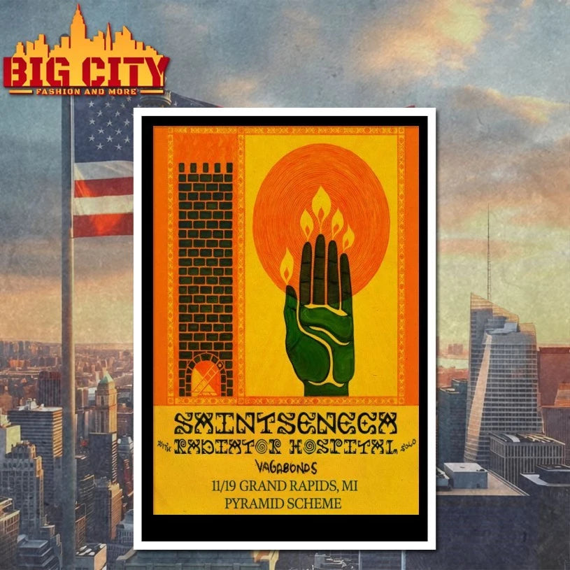 Saintseneca Nov 19 2025 The Pyramid Scheme Grand Rapids MI Poster shirt