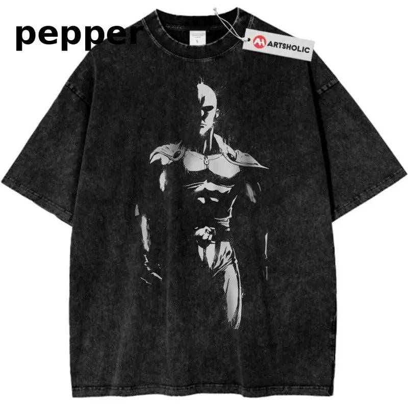 Saitama Shirt, One Punch Man Shirt, Anime Shirt, Vintage Tee Sweatshirt, Hoodie, Comfort Colors | CiraTrend.com