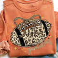 [Sale Up To 40%] Gameday Sweatshirt, Leopard Football Sweatshir, Football Mom ,Football Sweatshir T-Shirts, Hoodie