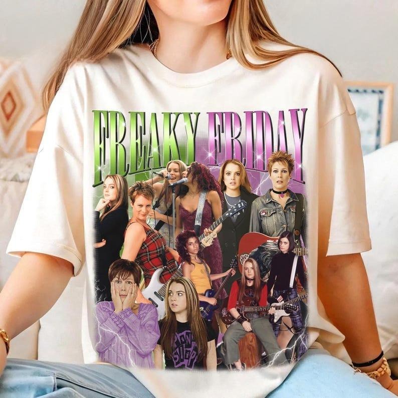 [Sale up to 30%] Comfort Colors Freaky Friday Bootleg Shirt, Freakier Friday Shirt, Anna Coleman Tess Coleman Homage Tee,...