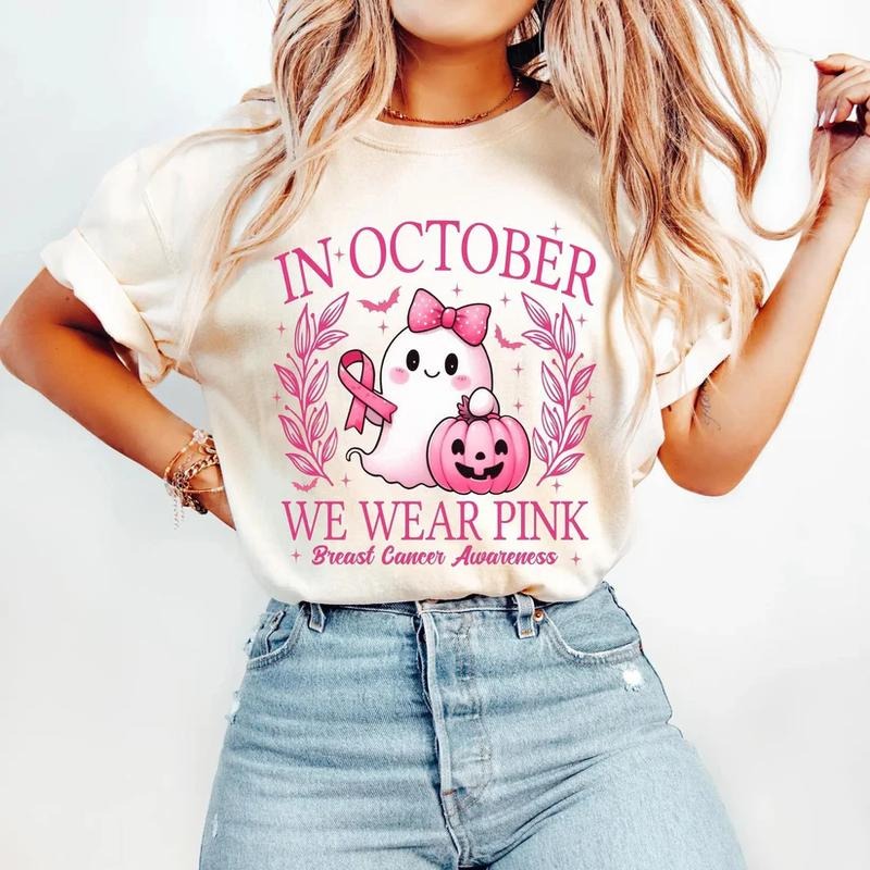 [Sale up to 30%] In October We Wear Pink T-Shirt