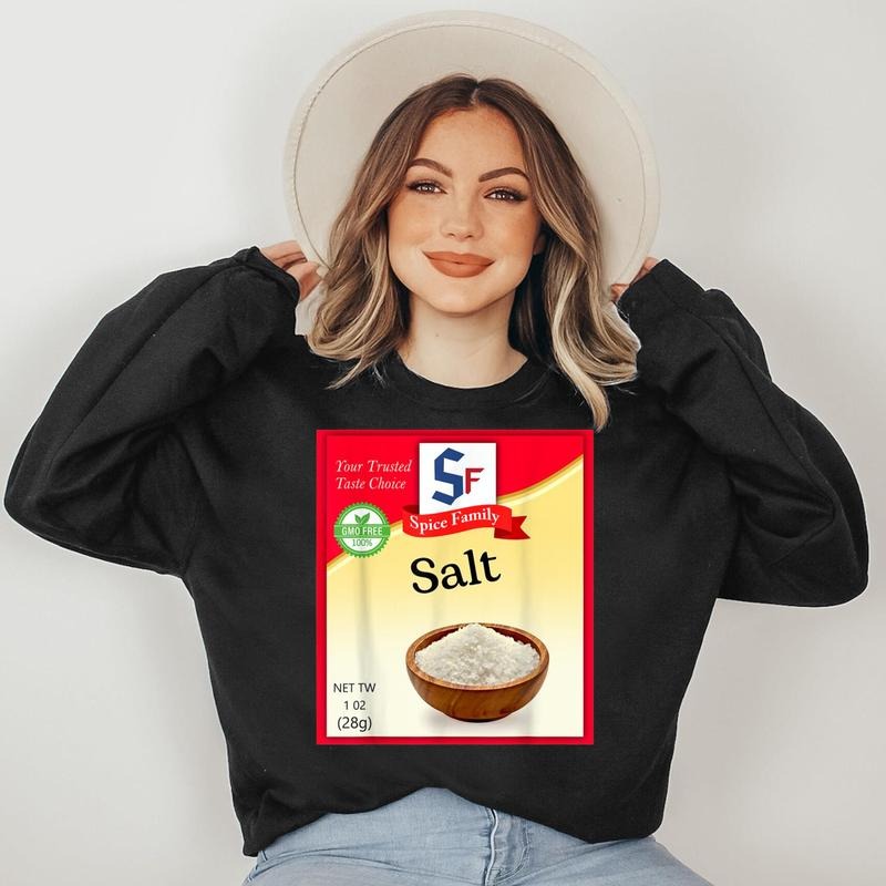 Salt Condiment Costume Holiday Spice Costumes Sweatshirt T-Shirts, Hoodie | CiraTrend.com