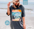 Salt Water and Sunshine Shirt Comfort Colors, Summer Beach Shirt, Oversized Graphic Women's Tee, Swimsuit Cover Hoodie,...