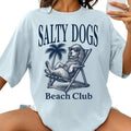 Salty Dogs Beach Club Cocker Spaniel Shirt ~ Unisex Apparel Relaxed Fit Printed In The USA Clothing Womenswear Casual...