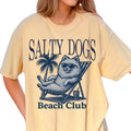 Salty Dogs Beach Club Pomeranian Shirt ~ Unisex Apparel Relaxed Fit Printed In The USA Clothing Womenswear Casual Comfort...