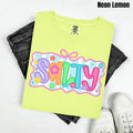 Salty Neon Striped Comfort Colors T-Shirt 'NLB' Hoodie, Sweatshirt | CiraTrend.com