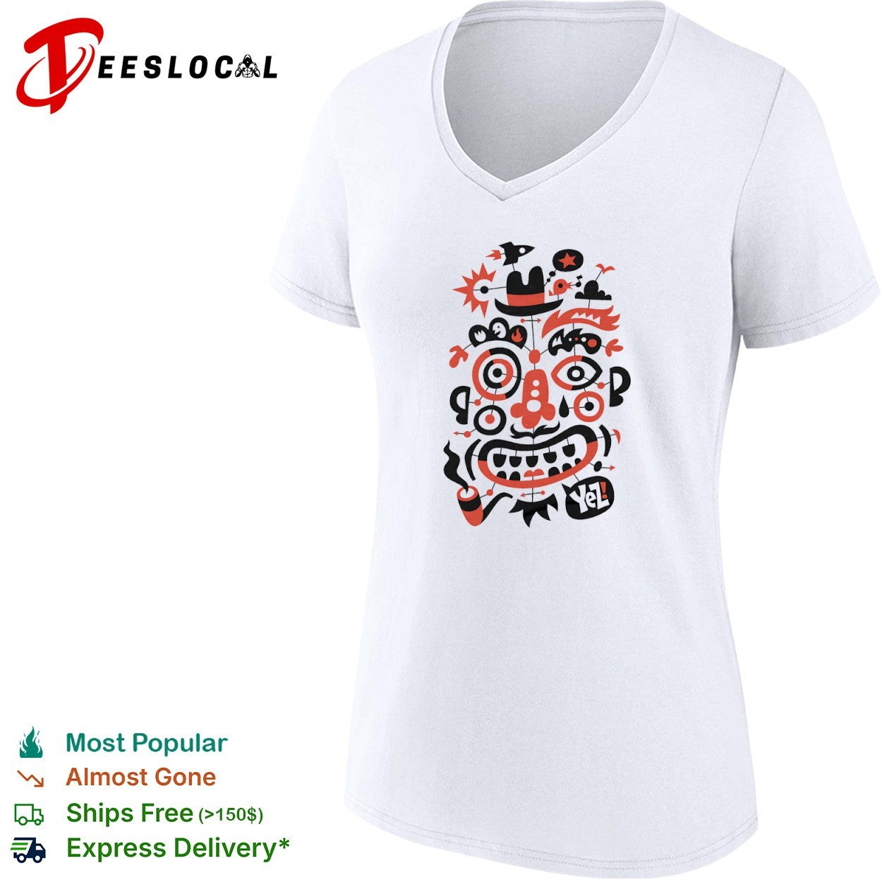 Salvador Dali Surrealist Abstract Portrait Yez Surrealism Shirt