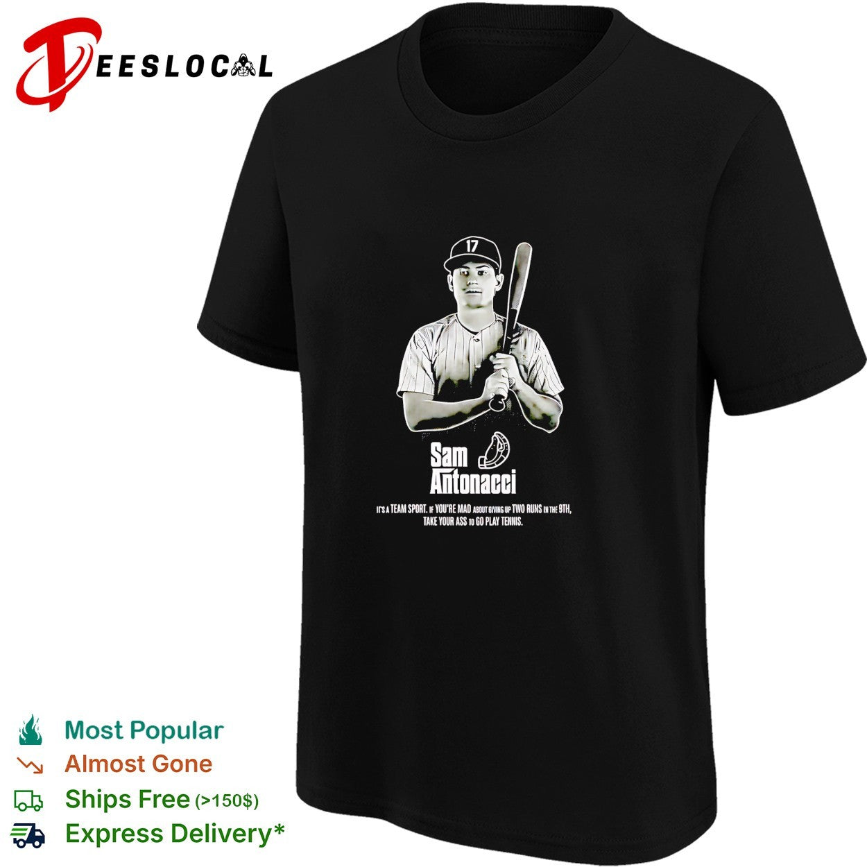 Sam Antonacci Chicago White Sox baseball number 17 batting shirt