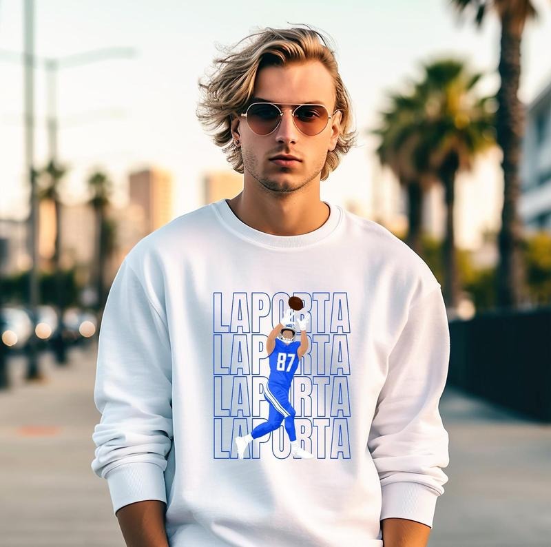 Sam LaPorta Detroit Unisex Crewneck Sweatshirt, Gift For Fan T-Shirts, Hoodie | CiraTrend.com