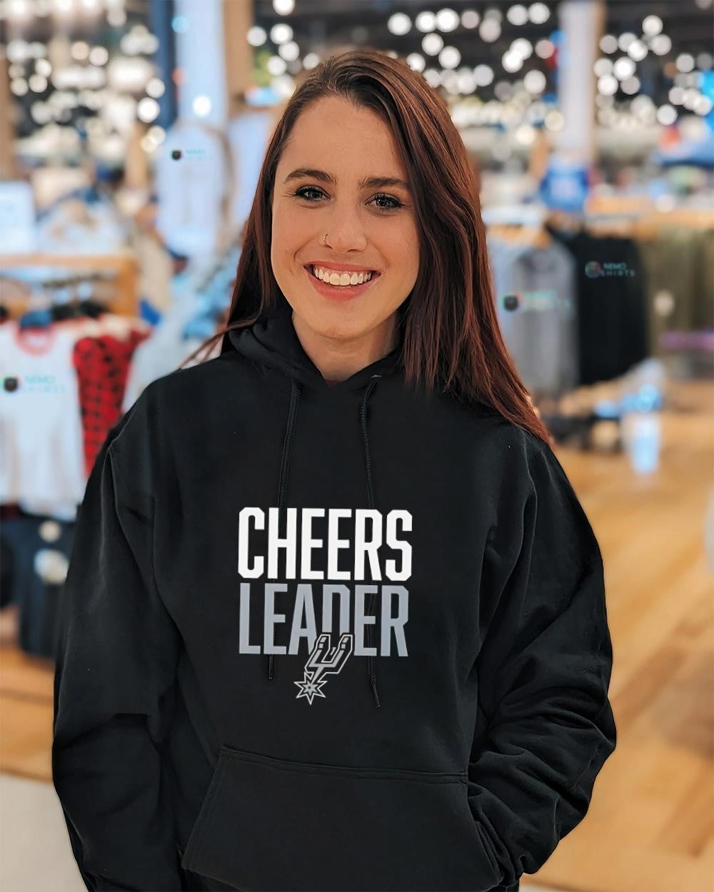San Antonio Spurs Cheers Leader logo shirt