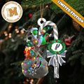 San Antonio Spurs NBA Grinch Candy Cane Personalized Xmas Gifts Christmas Tree Decorations Ornament