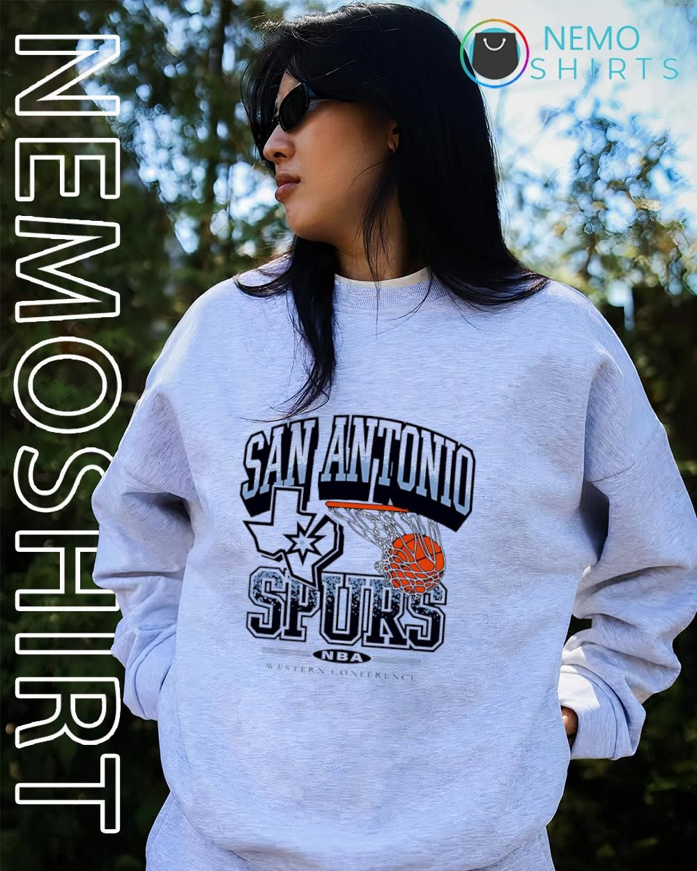 San Antonio Spurs NBA Western Conference logo shirt
