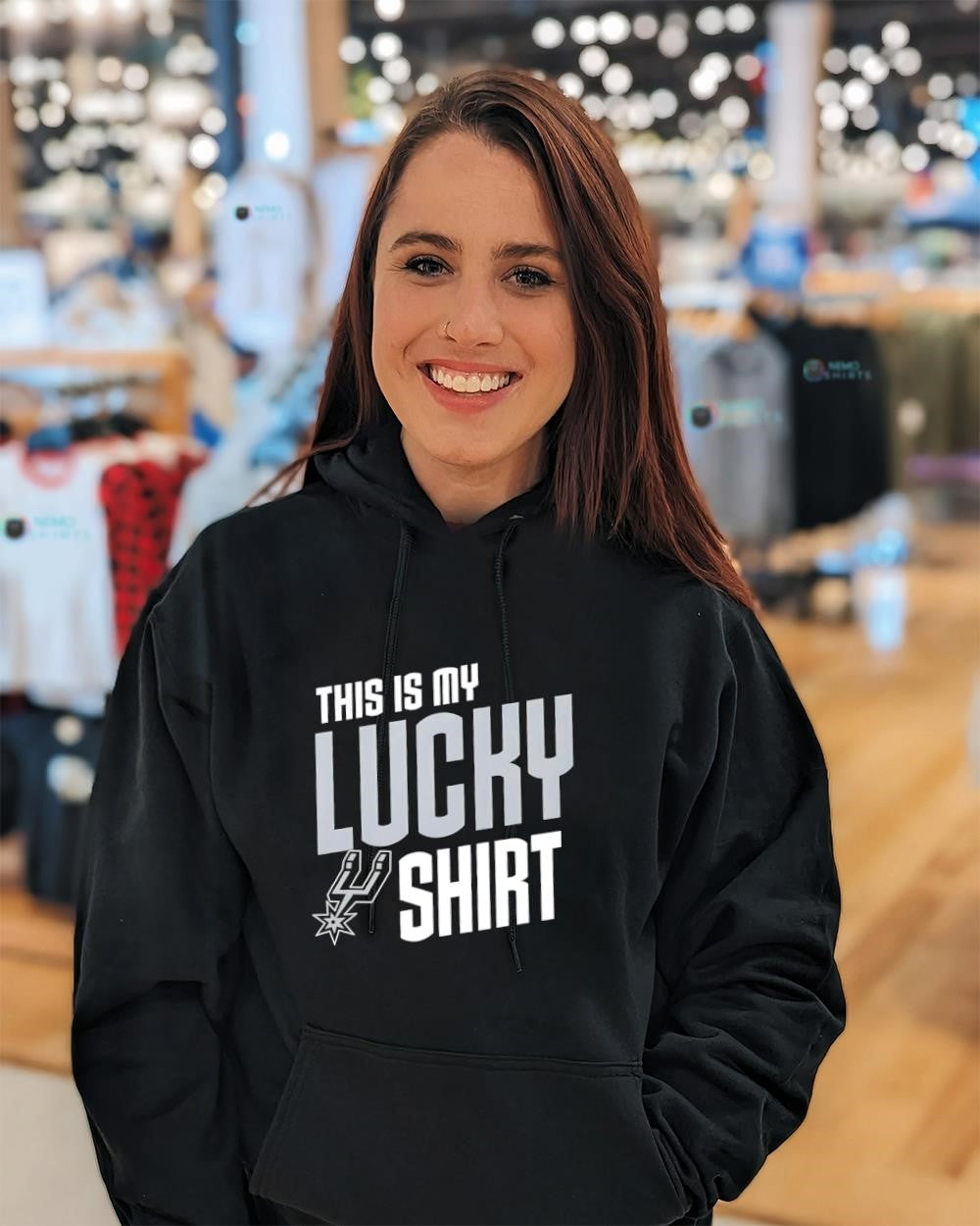 San Antonio Spurs This Is My Lucky logo shirt
