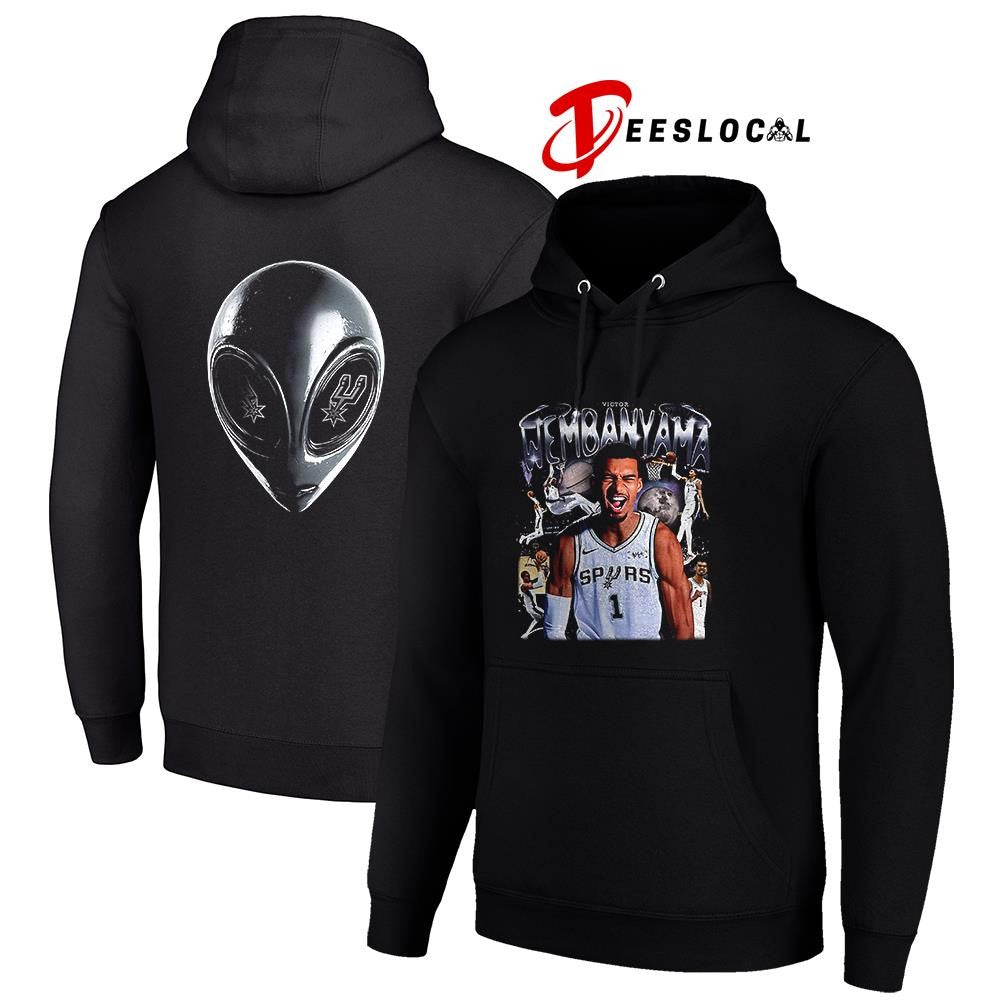 San Antonio Spurs Victor Wembanyama Alien graphic shirt