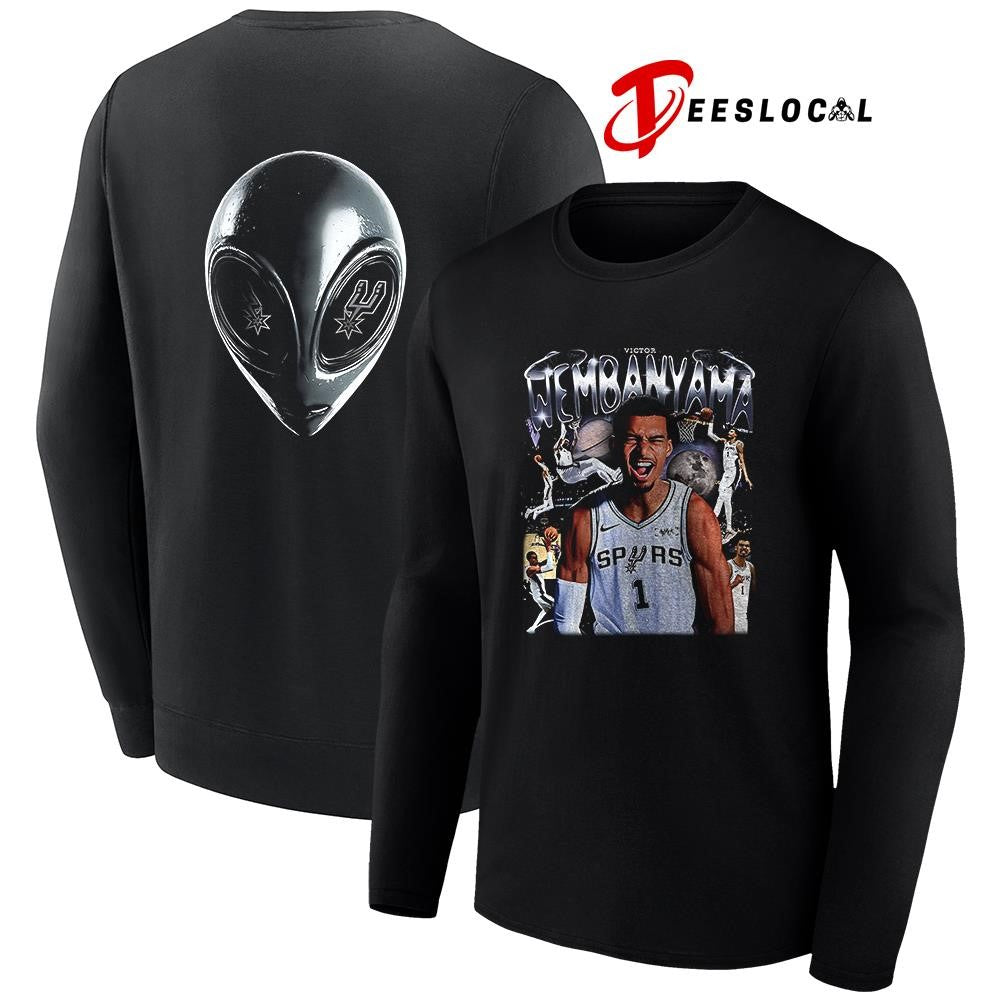 San Antonio Spurs Victor Wembanyama Alien graphic shirt