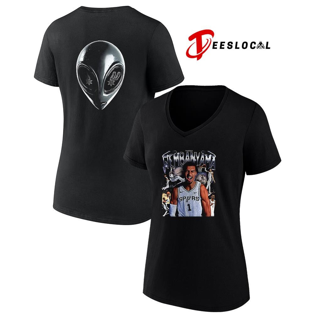 San Antonio Spurs Victor Wembanyama Alien graphic shirt