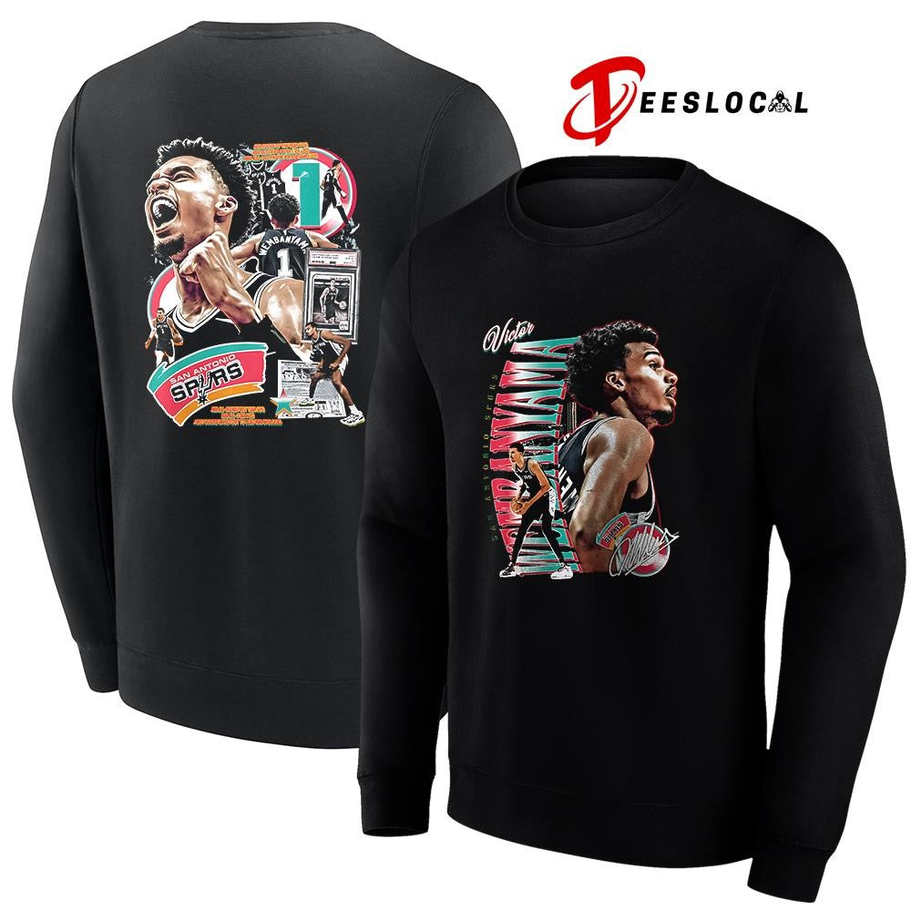 San Antonio Spurs Victor Wembanyama vintage signature shirt