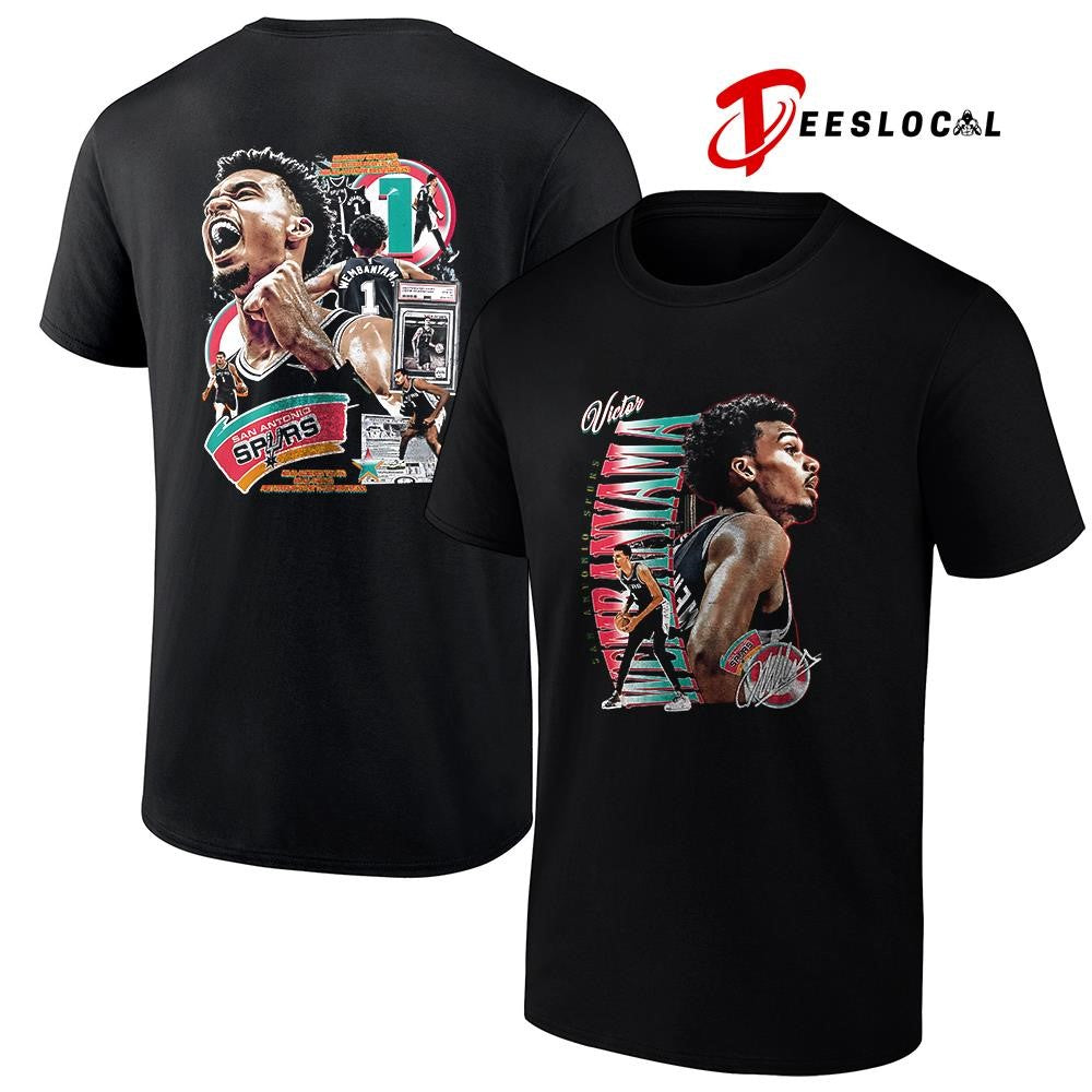 San Antonio Spurs Victor Wembanyama vintage signature shirt