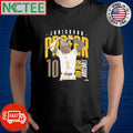 San Diego Padres Baseball 10 Jurickson Profar arm with heart above head shirt