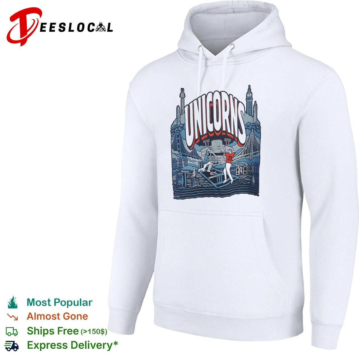 San Francisco Unicorns Major League Cricket Mission Bay California shirt