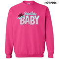 Santa Baby Pink Sequin Patch Sweatshirt T-Shirts, Hoodie | CiraTrend.com