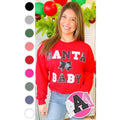 Santa Baby Sequin Graphic Sweatshirt T-Shirts, Hoodie | CiraTrend.com