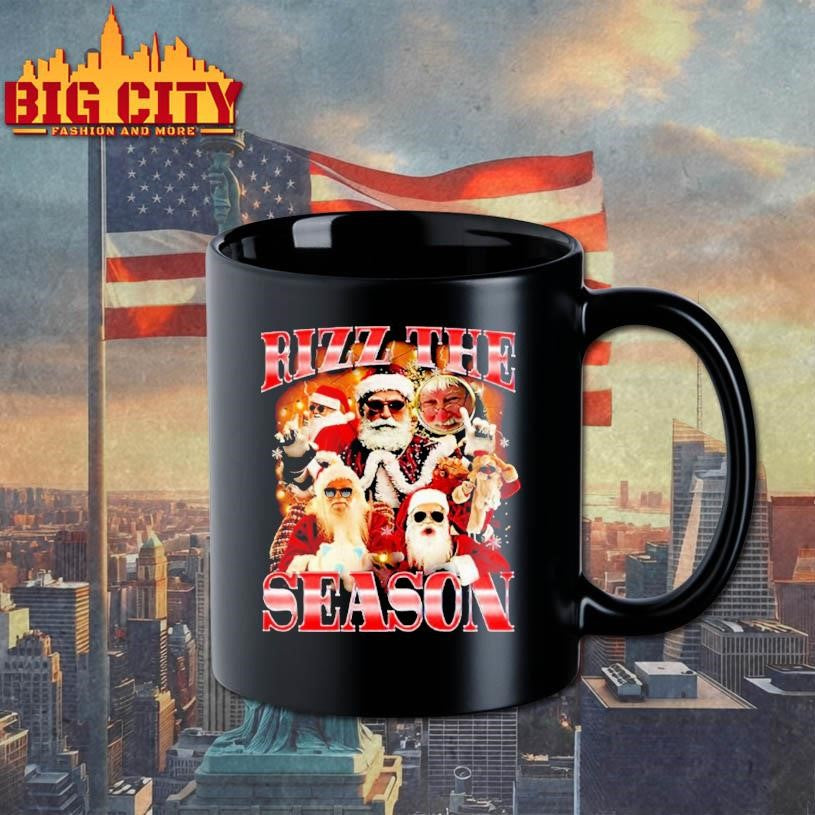 Santa Claus Rizz The Season Graphic Christmas Shirt