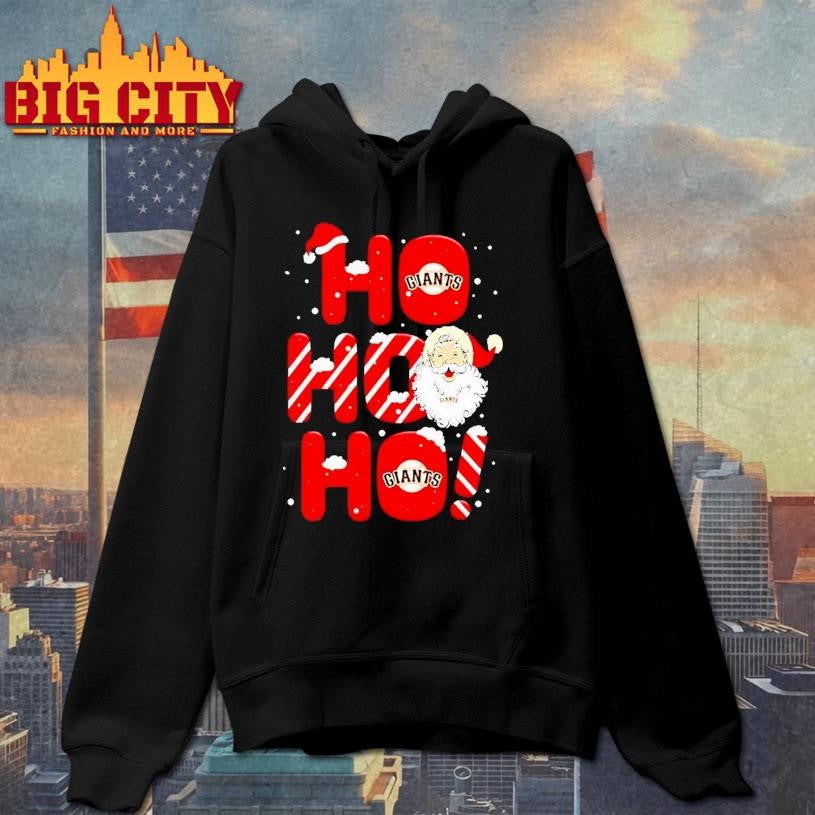 Santa Claus San Francisco Giants Ho Ho Ho Merry Christmas 2025 Shirt