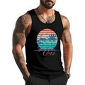 Santa Cruz Vintage Summer Vibes Beach Sunset Retro Palm Tree Unisex Tank Top, Cotton, Size S-3XL T-Shirts, Hoodie, Sweatshirt