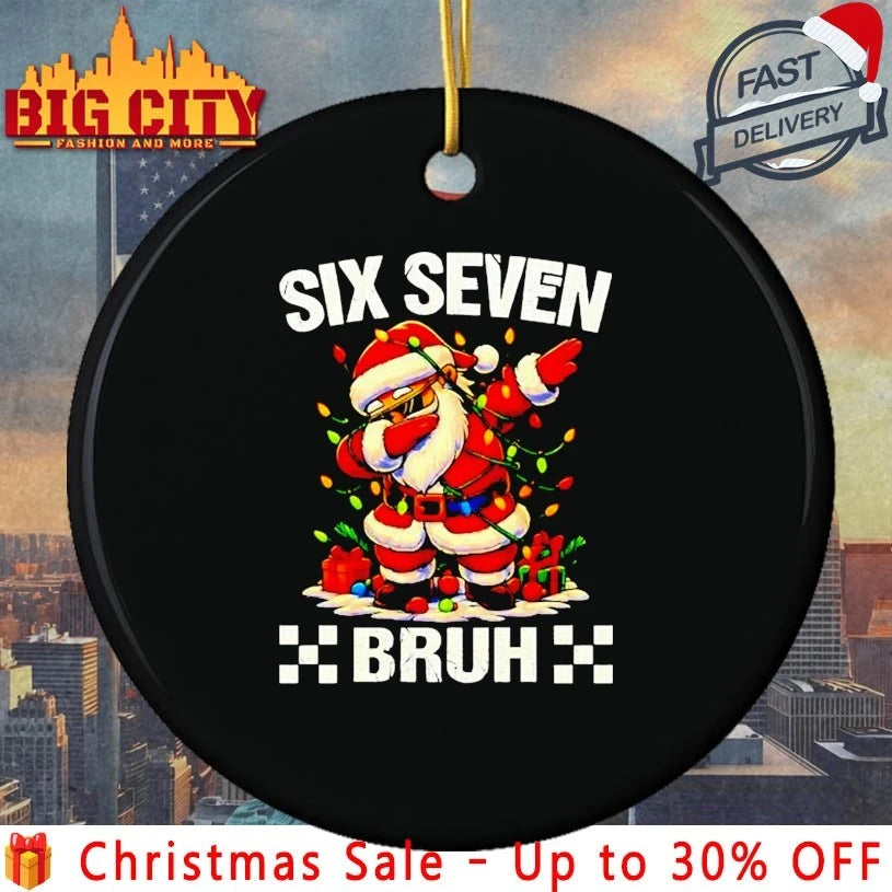 Santa Dabbing 67 Six Seven Bruh Christmas shirt