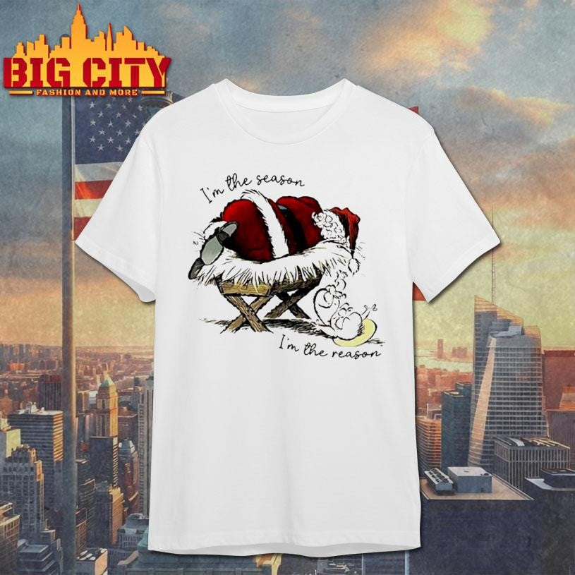 Santa Im The Season Baby Jesus Im The Season Christmas Premium Shirt