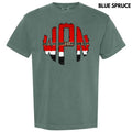 Santa Outfit Monogram Comfort Colors T-Shirt 'NLB' Hoodie, Sweatshirt | CiraTrend.com
