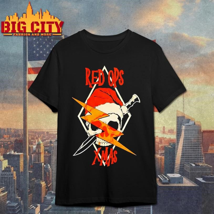 Santa Skull Red Ops Xmas Shirt