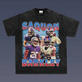 Saquon Barkley 1.1 VINTAGE TEE | AMERICAN FOOTBALL | GIFT FOR FAN Hoodie, Sweatshirt | CiraTrend.com
