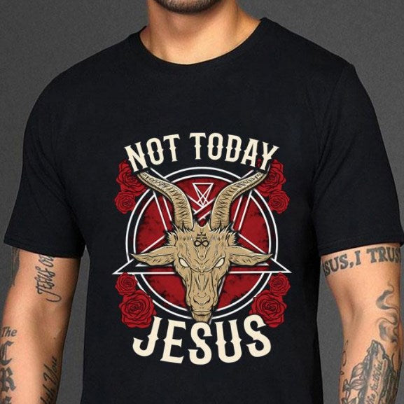 Satan Not Today Jesus Shirt